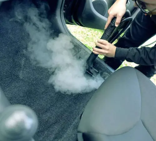 Car Mats can be steam cleaned to remove mud, dirt, and stains with the professional Pure commercial steam cleaner