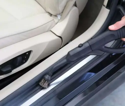 clean and scrub dirt, mud, and stains off of car trims with the professional Pure commercial steam cleaner