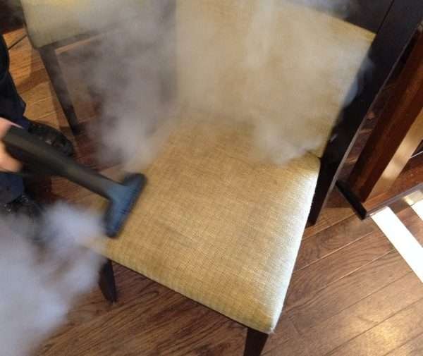 Pure steam cleaning chairs ensure the removal of bacteria, stains, and debris, leading to a clean seat with the powerful Pure commercial steam cleaner