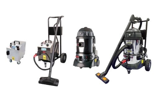 The Pure range of commercial steam cleaners for heavy duty powerful professional steam cleaning of health centres, doctors surgeries, schools, universities, councils, restaurants etc