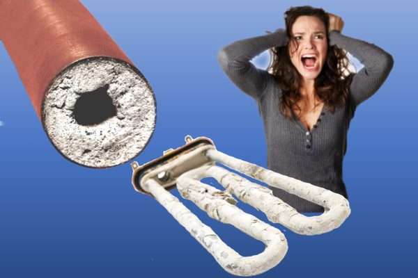 Eliminate Limescale and stressed woman