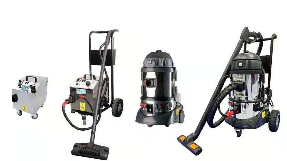 Commercial-Range powerful steam cleaners