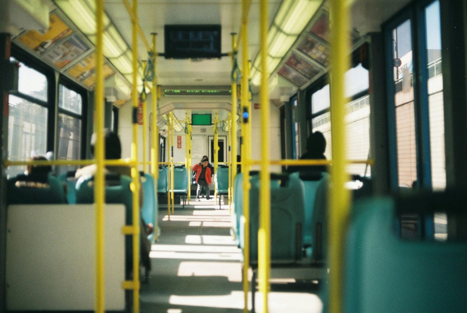 transport, inside train, bus, seating