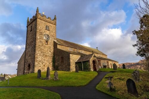 church, graveyard