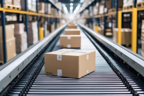 boxes on Conveyor Belts