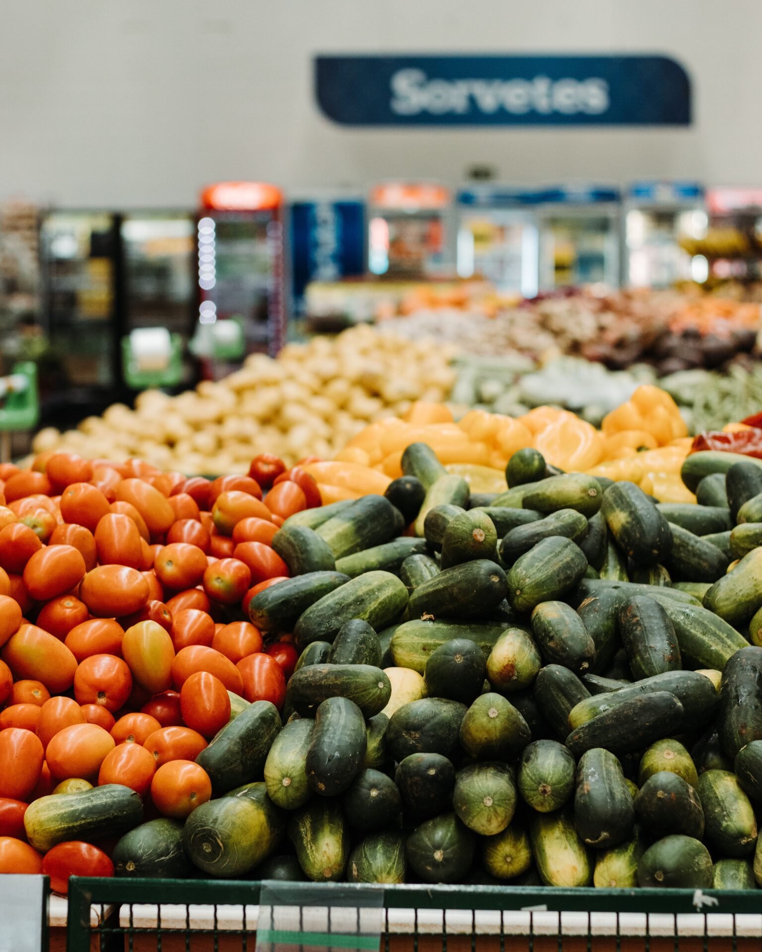 supermarket. shop, vegetables