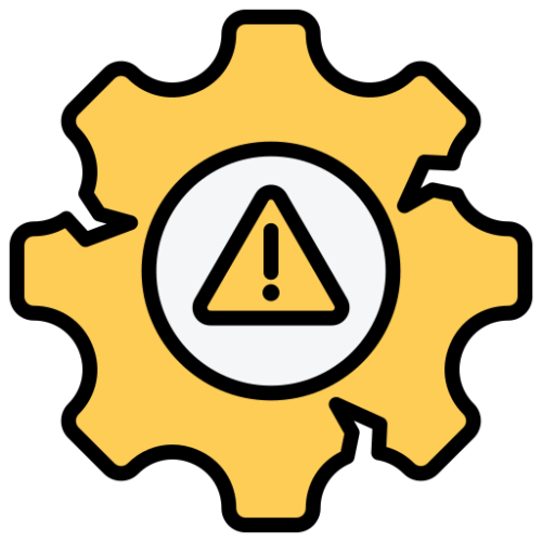 failure, damage, setting, repair, warning, caution